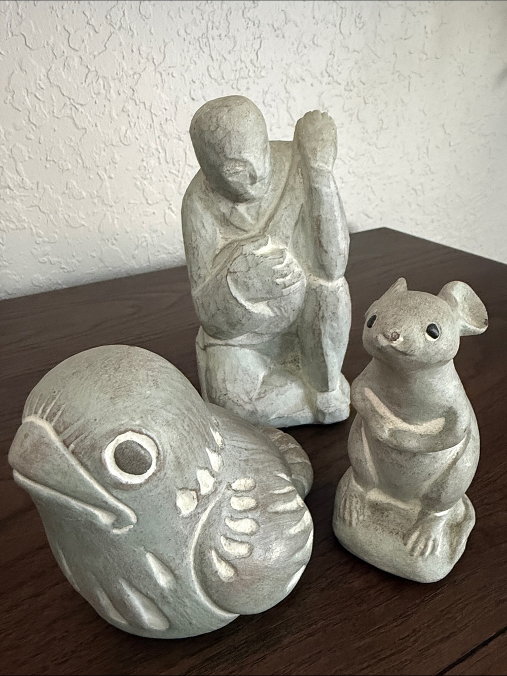 Vintage Isabel Bloom/John Bloom Folk Art Sculpture Set